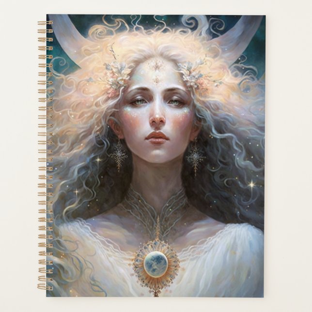 Agenda Moon Goddess Fantasy Art (Frente)