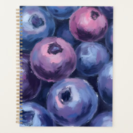 Agenda Morangos Azuis Lindos | Pintura de Frutas