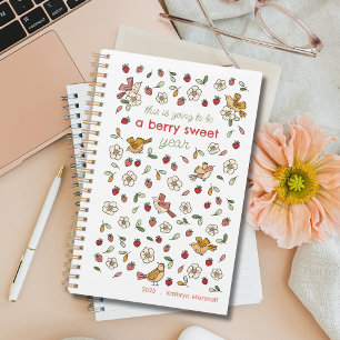 Agenda Morangos e Aves Berry Ano Doce