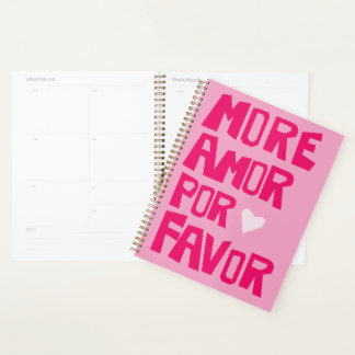 Agenda More Amor Por Favor, Pink Design Aesthetic