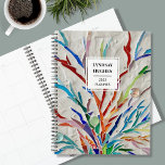 Agenda Mosaico Personalizado<br><div class="desc">Este planejador único é decorado com um mosaico colorido. Facilmente personalizável com seu nome e ano. Use a opção editar para alterar o tamanho, o estilo ou a cor do texto. Porque nós criamos a nossa trabalho de arte, você não encontrará esta imagem exata de outros designers. Mosaico original ©...</div>