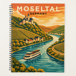 Agenda Moseltal Alemanha Arte de Viagem Clássica