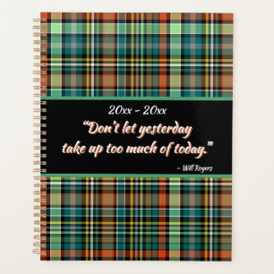 Agenda Motivação de Xadrez bonito personalizada