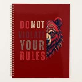 Agenda Motivação | Próximo modo de pensar | Urso