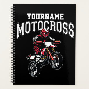 Agenda Motocross Dirt Bike Racing Personalizado