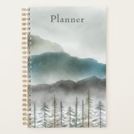 Agenda Mountain Watercolor Soft Cover Planner 