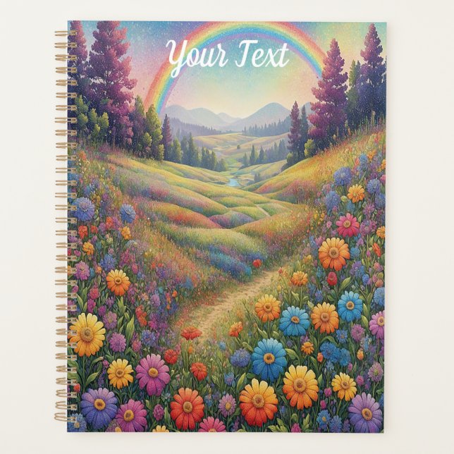 Agenda Mountains Flowers Rainbow (Frente)