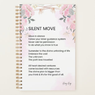 Agenda Movimento Silencioso - Poesia do Poema de Incentiv