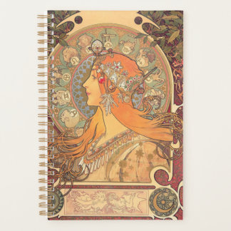 Agenda Mucha Themed Design