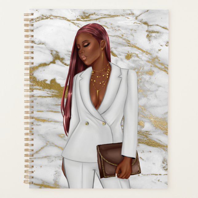 Agenda Mulher-chefe do CEO afro-americano (Frente)