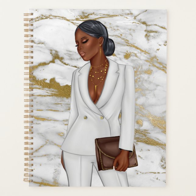 Agenda Mulher-chefe do CEO afro-americano (Frente)