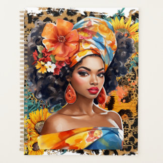 Agenda Mulher cristã negra afro-americana melanina irmã