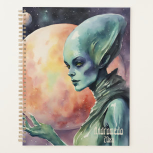 Agenda Mulher do Espaço alienígena