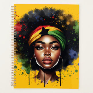 Agenda Mulher negra cristã negra melanina americana afric