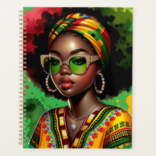 Agenda Mulher negra cristã negra melanina americana afric