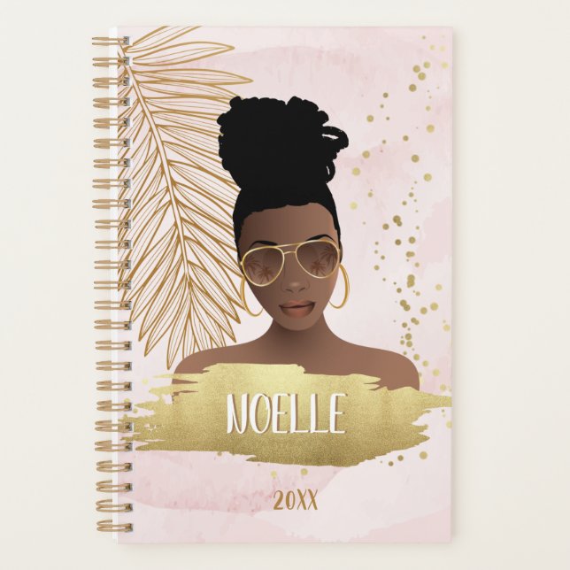Agenda Mulher Negra, Ela Acreditava Que Podia, Rosa E Dou (Frente)