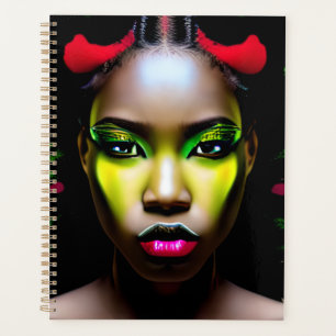 Agenda Mulher negra melanina americana africana rainha