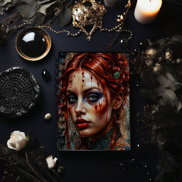Agenda Mulher Ruiva Gótica
