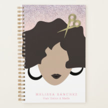 Mulher Salão Cabelo Castanho Brilho Falso Dourado 