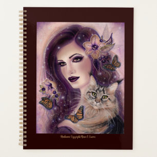 Agenda Mulheres fantasistas com gato por Renee Lavoie Can