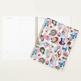 Agenda Mundo Fantástico Padrão Vitoriano Aquarela Caprich
