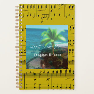 Agenda Música Tropical Breeze/Dourada Sheet