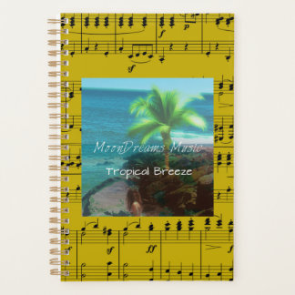 Agenda Música Tropical Breeze/Dourada Sheet
