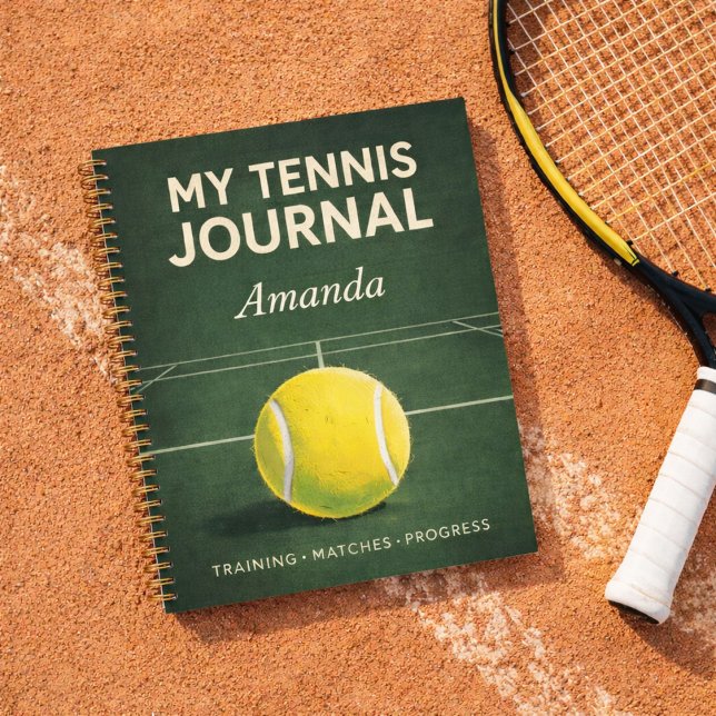 Agenda My Tennis Journal – Personal Training & Match Log (Criador carregado)