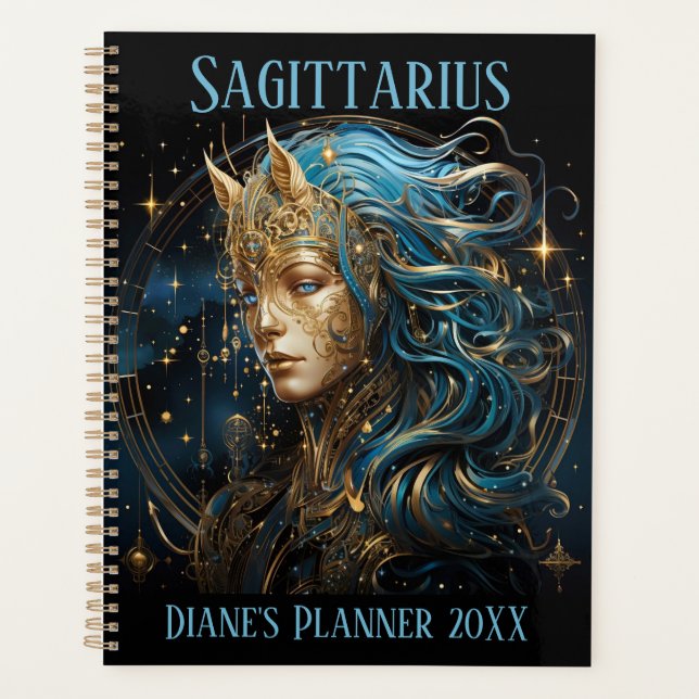 Agenda Mystical Sagittarius Zodiac Artwork  (Frente)