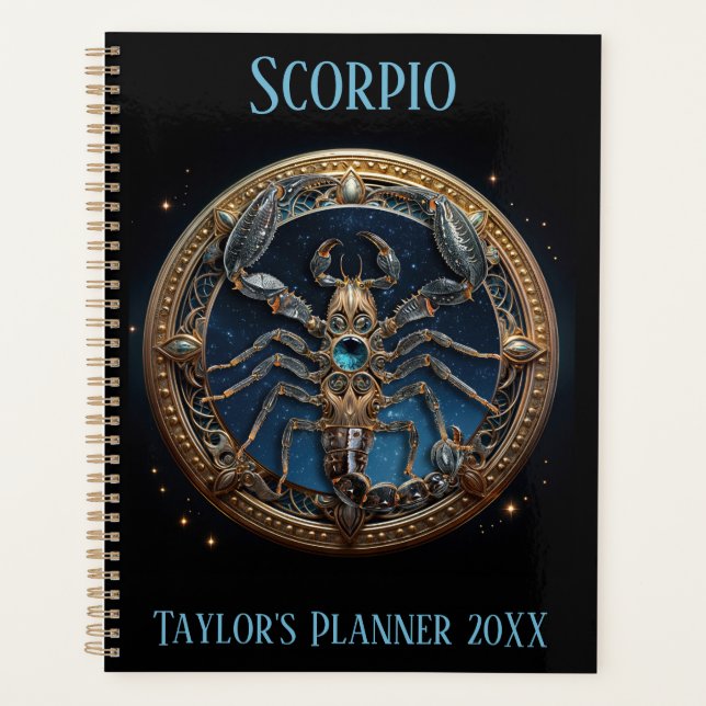 Agenda Mystical Scorpio Zodiac Artwork  (Frente)