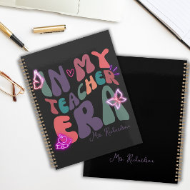 Agenda Na minha época de professor Retro Neon