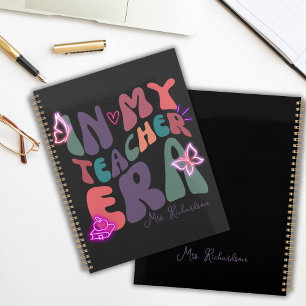 Agenda Na minha época de professor Retro Neon
