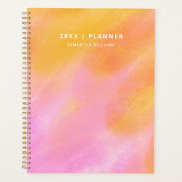 Agenda Na moda Moderno Gradiente Rosa Não Atualizado