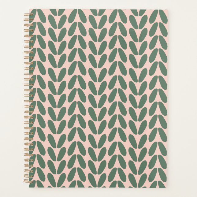 Agenda Na moda Verde deixa o Pastel cor-de-rosa (Frente)
