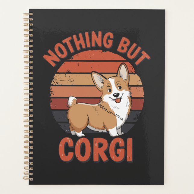 Agenda Nada Além de Corgi (Frente)