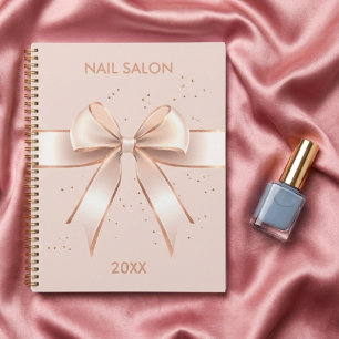 Agenda Nail salon Beauty Satin arco negócio fofo