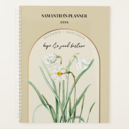Agenda Narciso de Dezembro Personalizado da Flor de Nasci