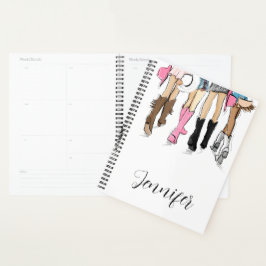 Agenda Nashville Script Fashion Illustration Cowboy Boots