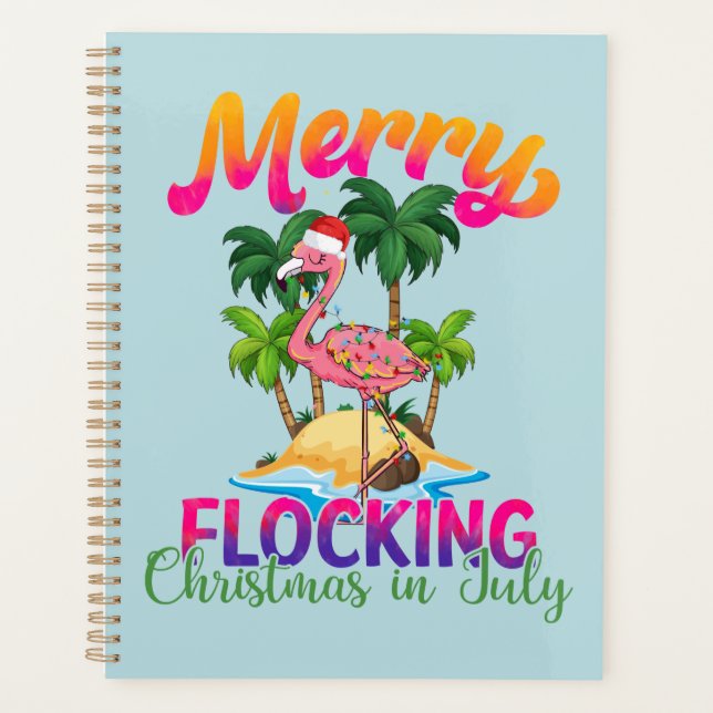Agenda Natal de bloqueio de feliz | Natal em julho (Frente)