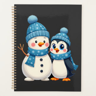 Agenda Natal Feliz Natal Para Presente Pinguim Boneco de 