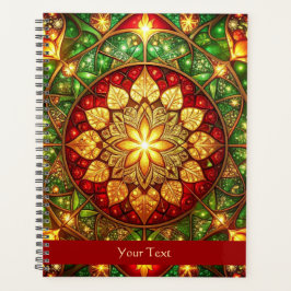 Agenda Natal Vermelho Verde Decorativo