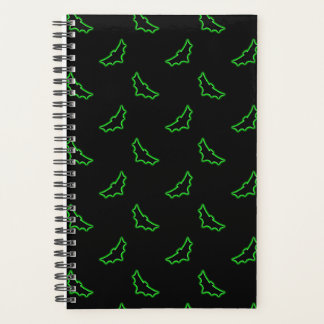 Agenda Neon Bats Verdes