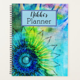 Agenda Neon Ink Sunflower Personalizado