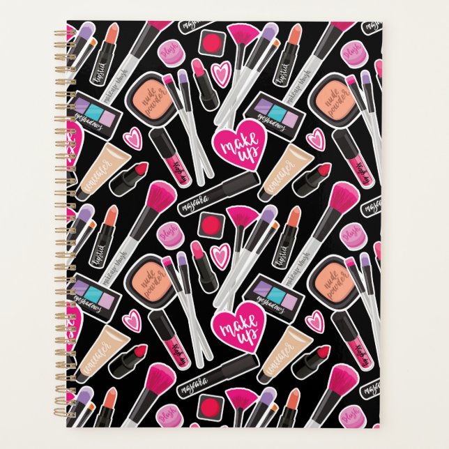 Agenda Neon Makeup Pattern (Frente)
