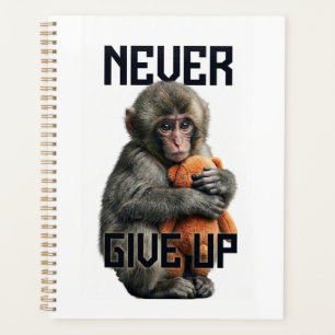 Agenda Never Give Up - Resilient Baby Monkey with Teddy B