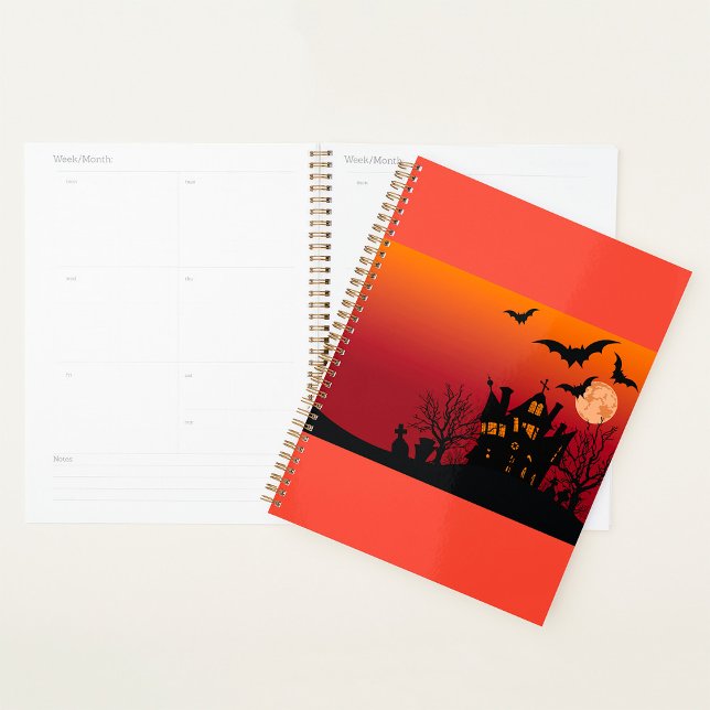 Agenda Noite de Halloween de Spooky Haunted House (Criador carregado)