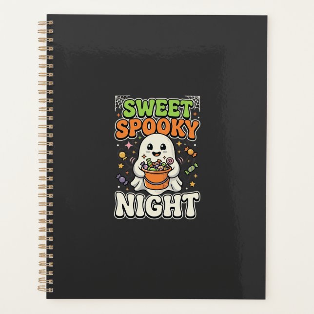 Agenda Noite de Terror de Doces de Halloween (Frente)