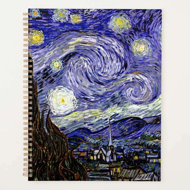 Agenda Noite Estrelada de Van Gogh, 1889 (Frente)