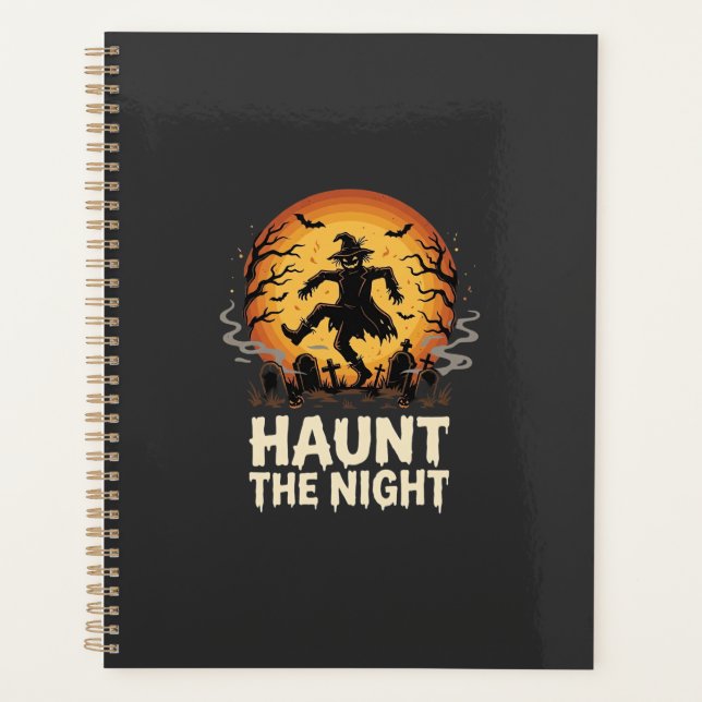 Agenda Noite Trapaceira da Lua de Halloween (Frente)