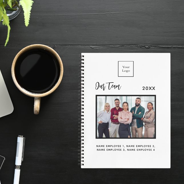 Agenda Nome branco dos membros da equipe de fotos da empr (Criador carregado)